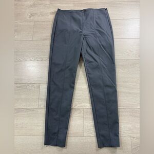 St. John Grey Stretch Cigarette Skinny Fit Trouser Pants